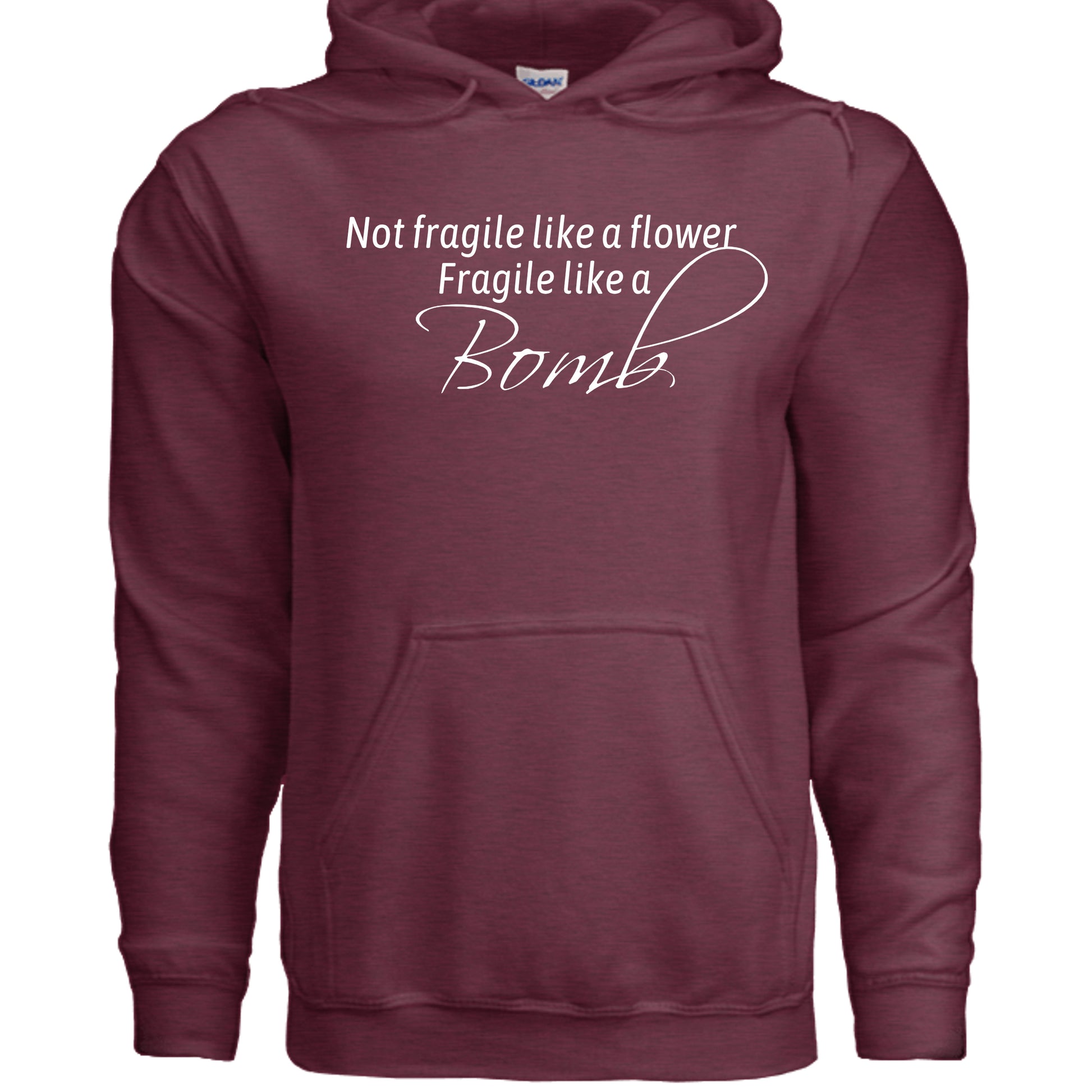 Heather Sport Dark Maroon - G185 - FRONT