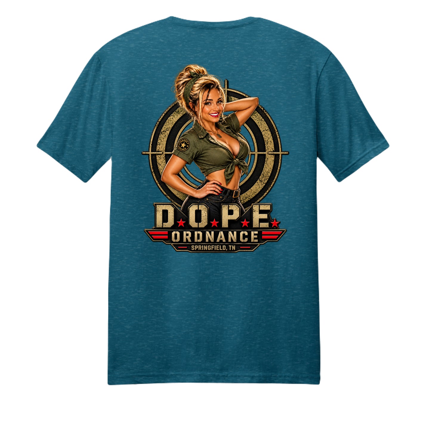 Deep Turquoise Fleck - DM108 - BACK