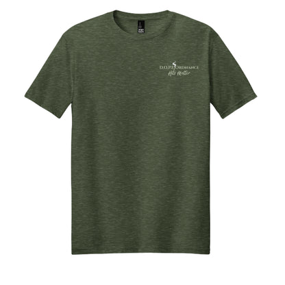 Heathered Forest Green - DM108 - FRONT
