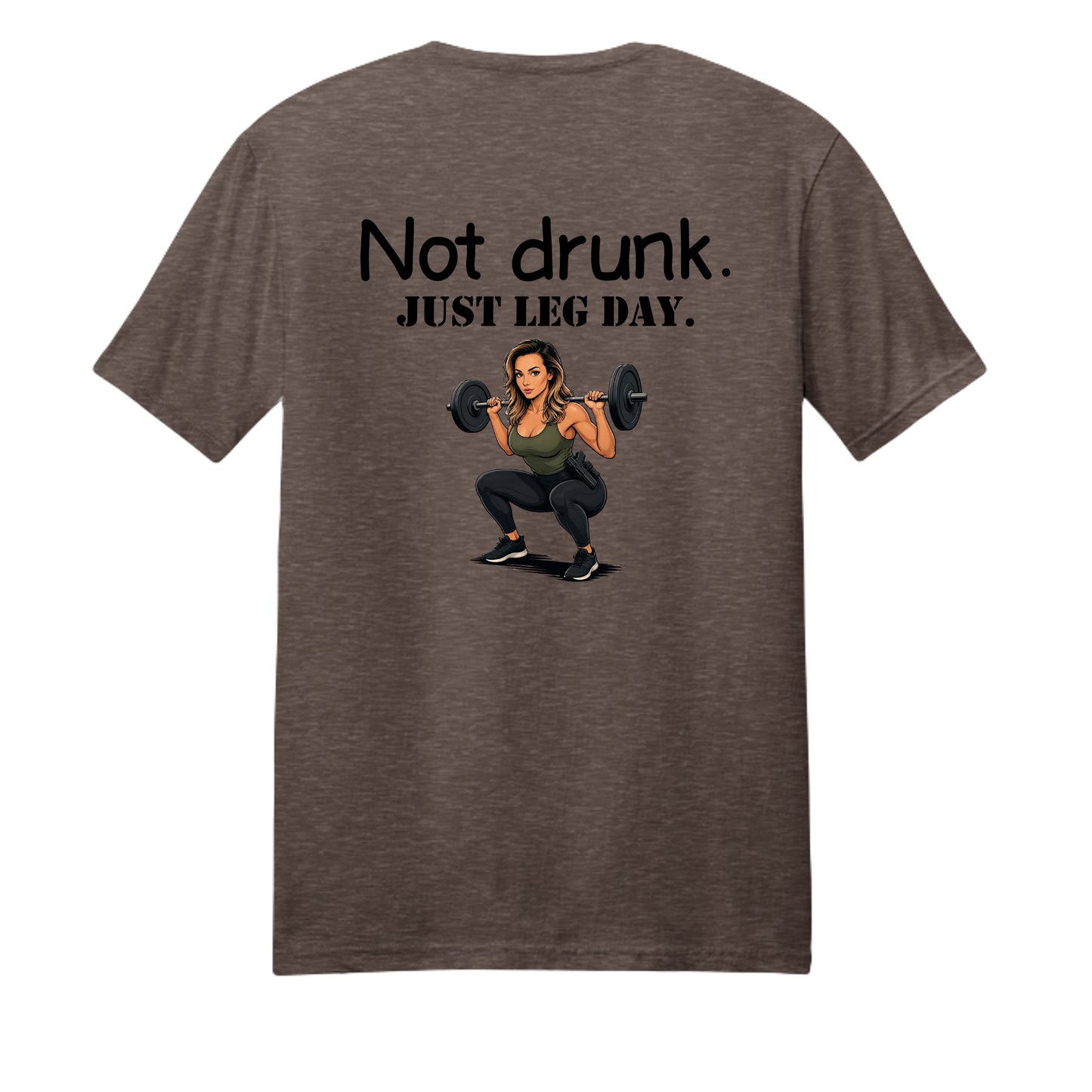 Heathered Brown - DM108 - BACK