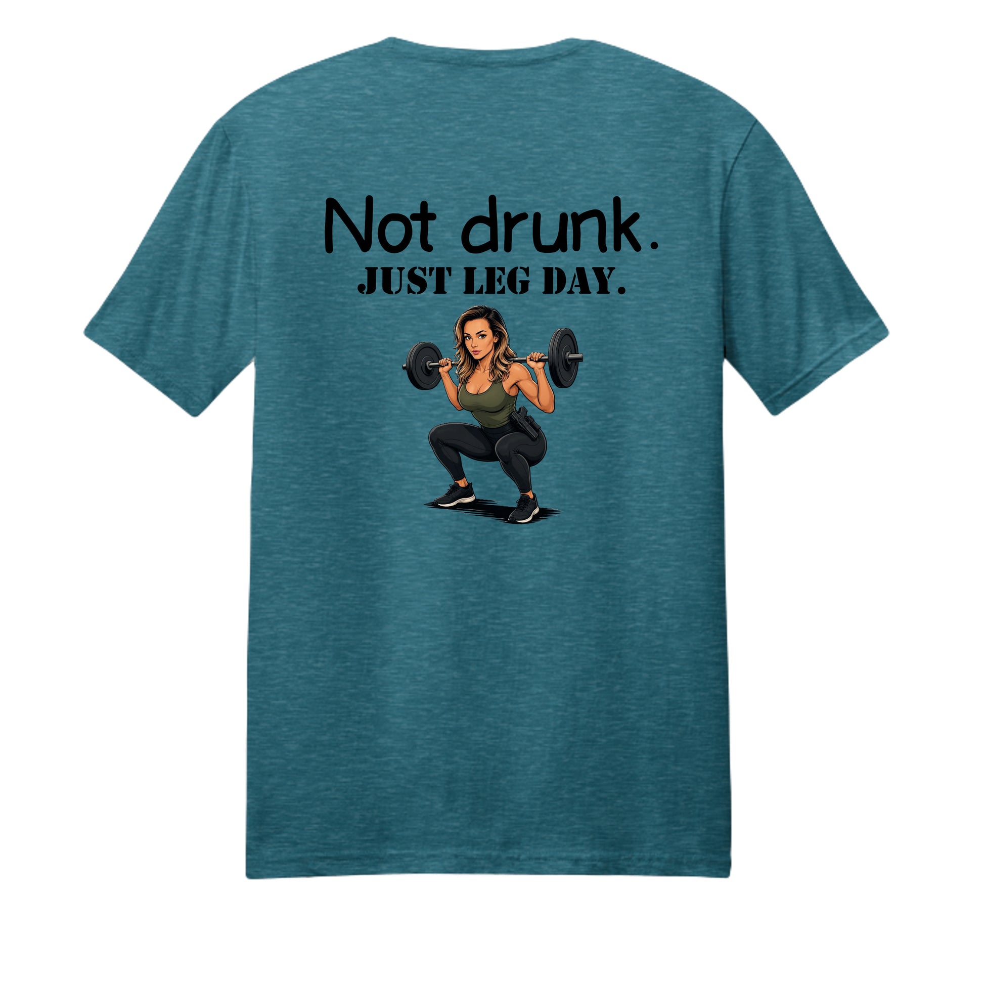 Heathered Teal - DM108 - BACK