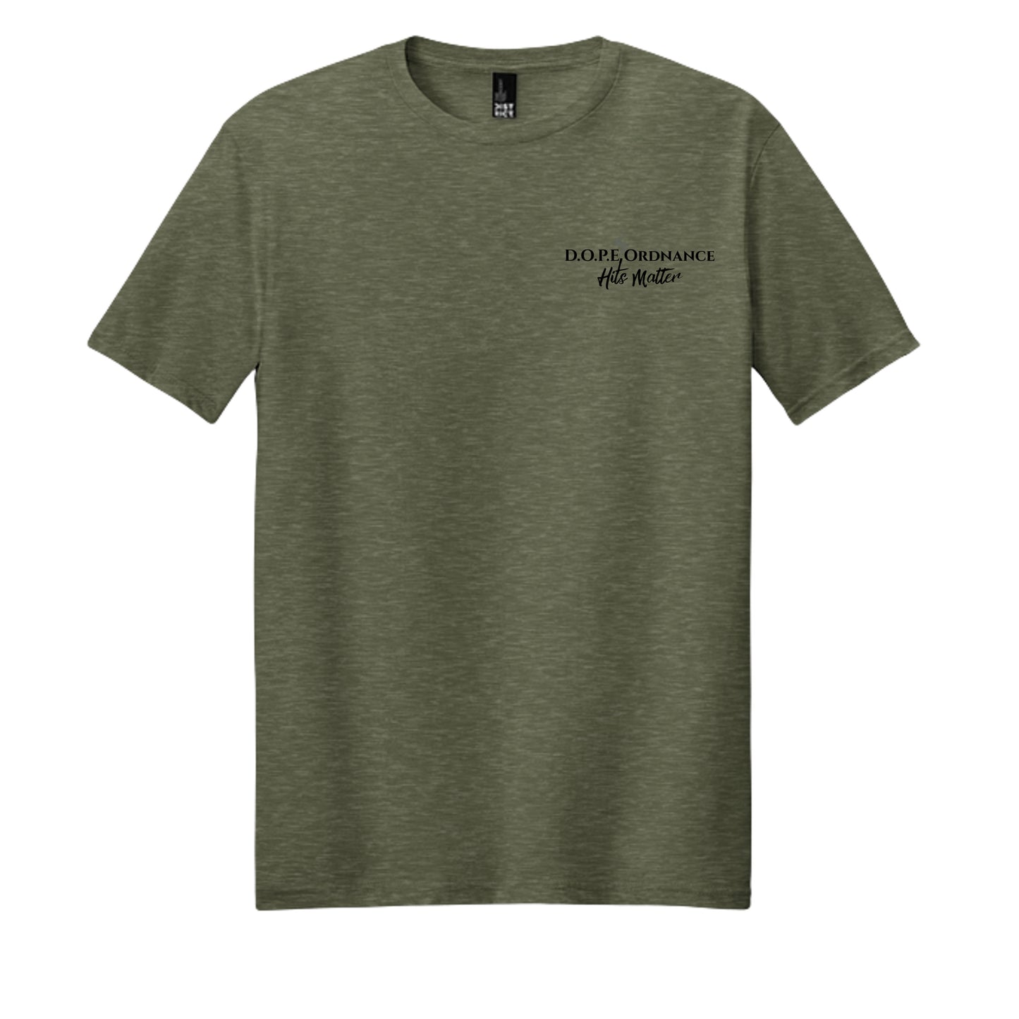 Heathered Olive - DM108 - FRONT