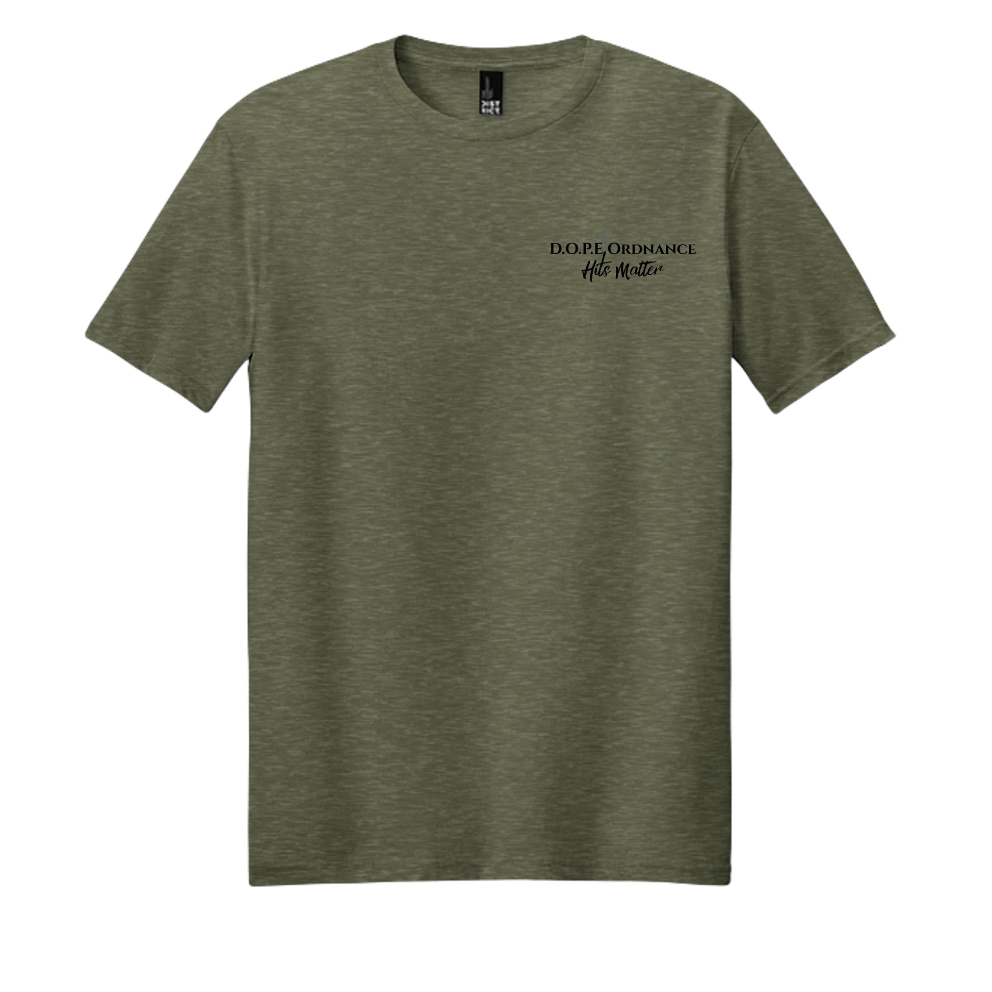 Heathered Olive - DM108 - FRONT
