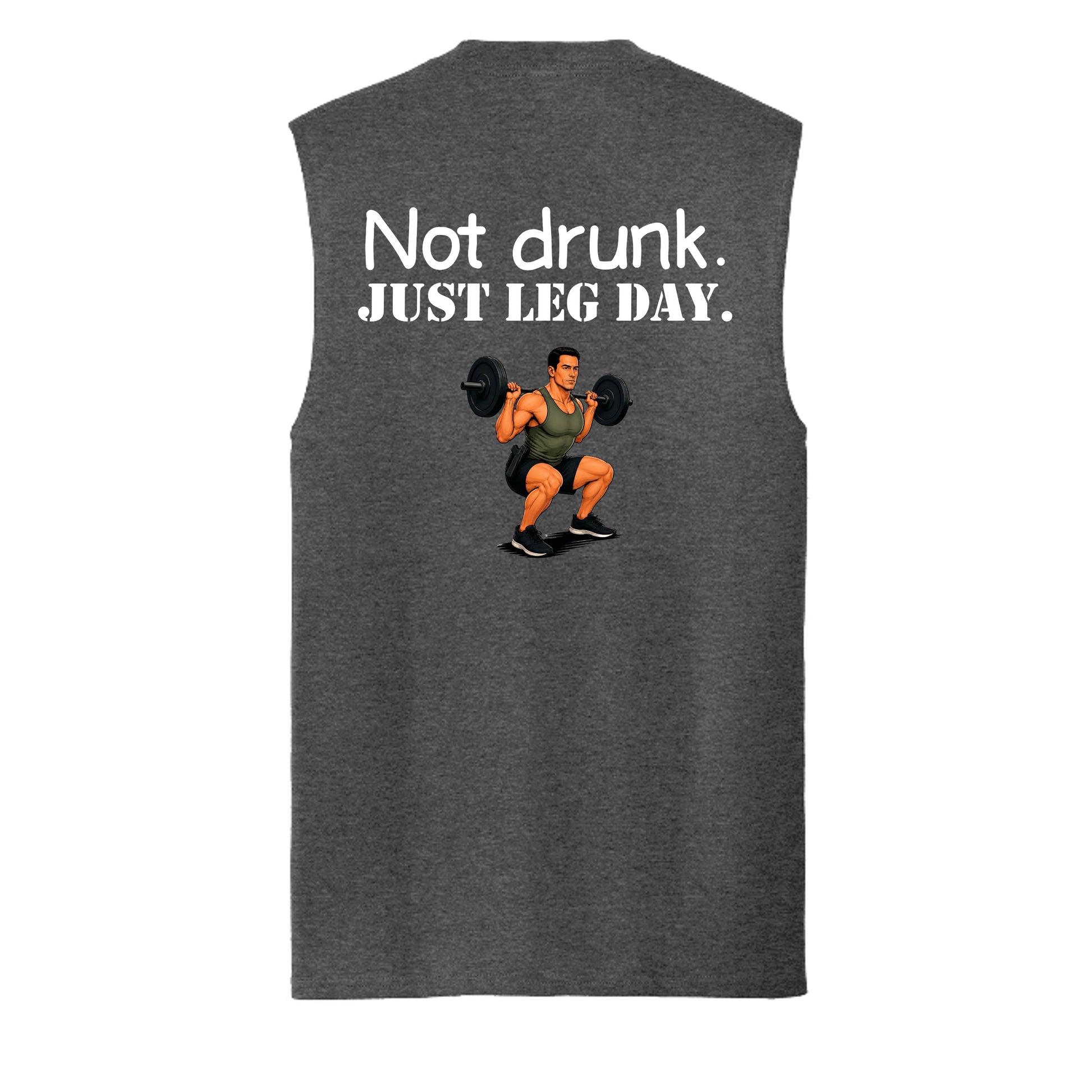 Dark Heather Grey - PC54SL - BACK