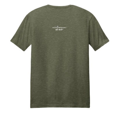 Heathered Olive - DM108 - BACK