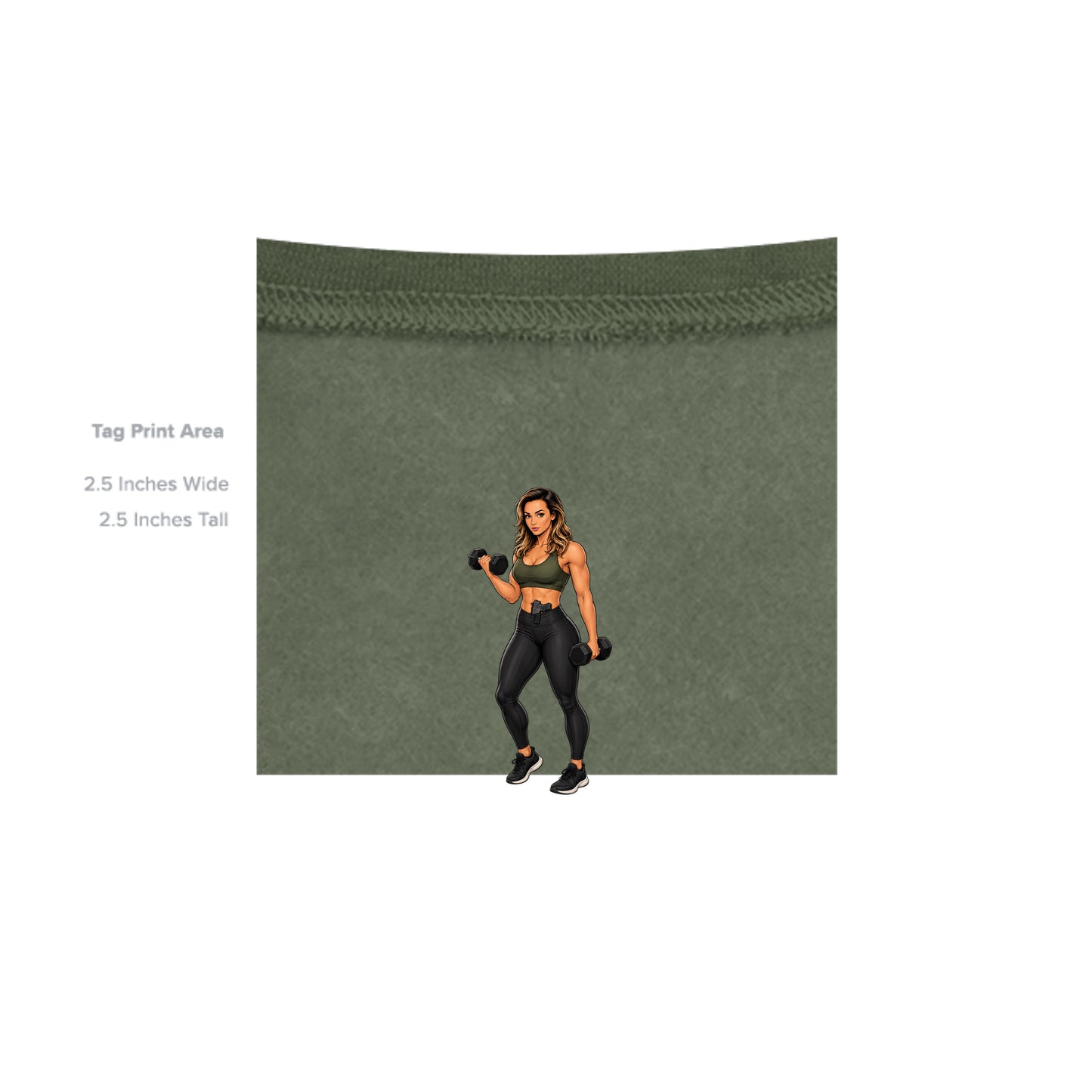 MILITARY GREEN - G185 - INSIDE_TAG_LINE
