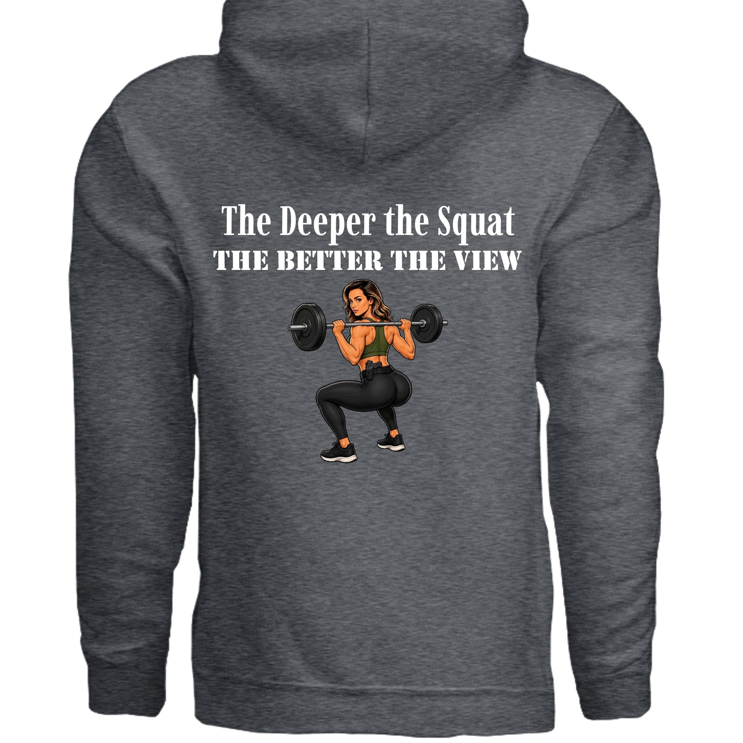 DARK HEATHER - G185 - BACK