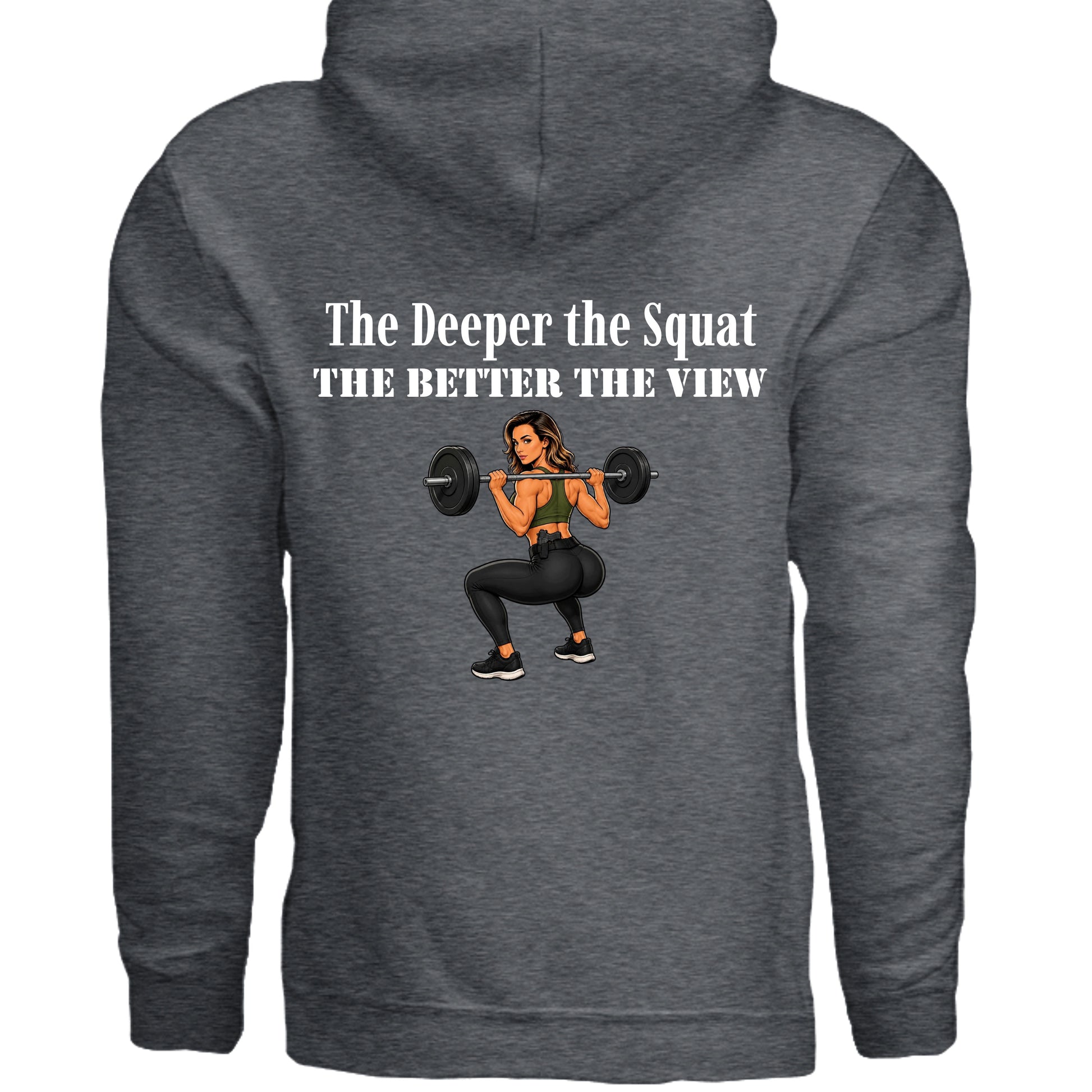DARK HEATHER - G185 - BACK