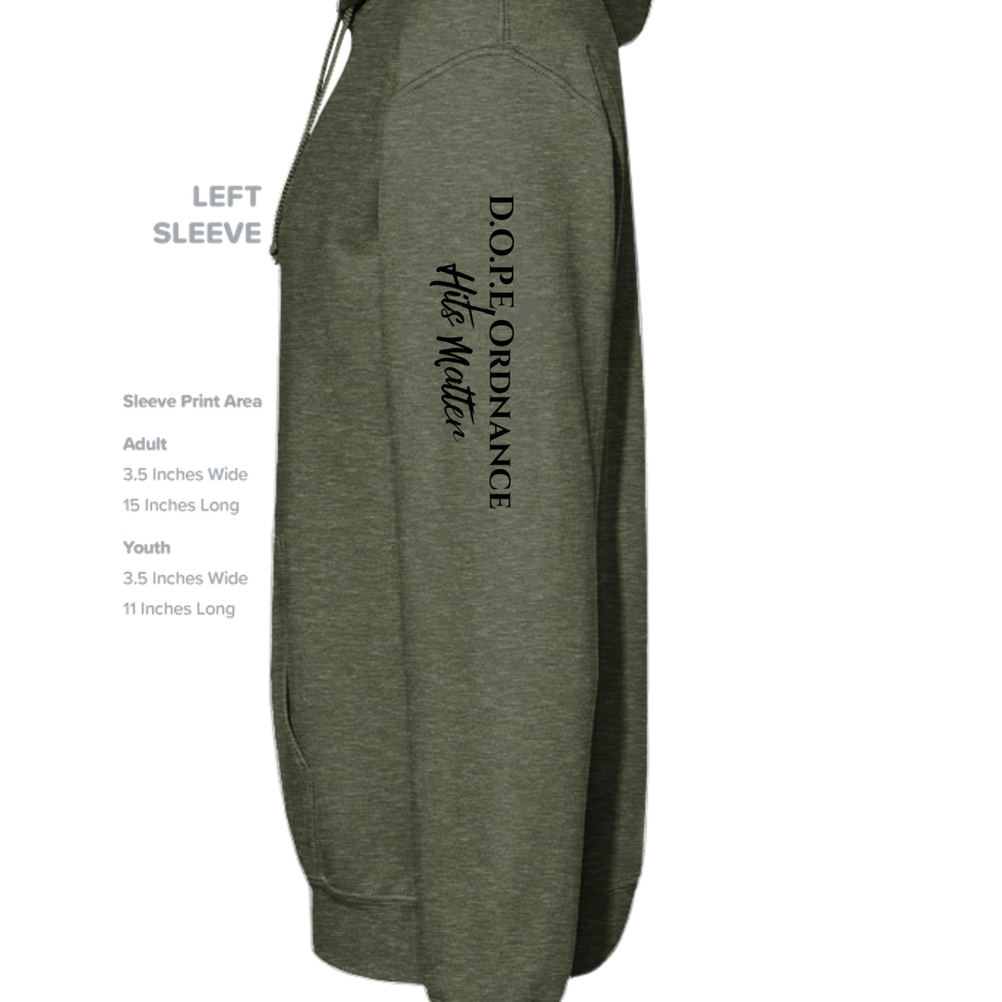 Military Green Heather - 996 - SLEEVE_LEFT