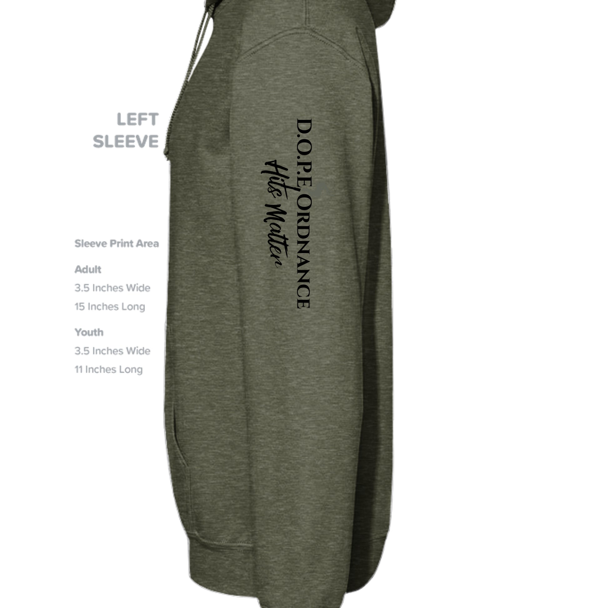 Military Green Heather - 996 - SLEEVE_LEFT